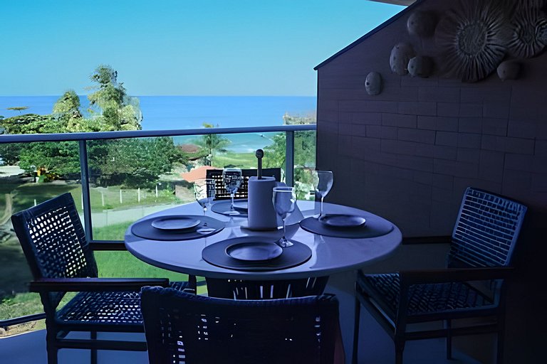 Flat Azzurro, frente mar em Carneiros