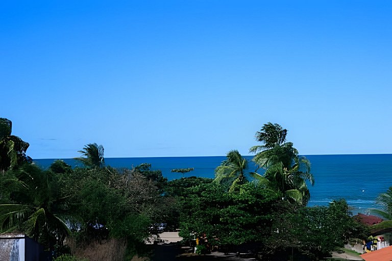Flat Azzurro, frente mar em Carneiros