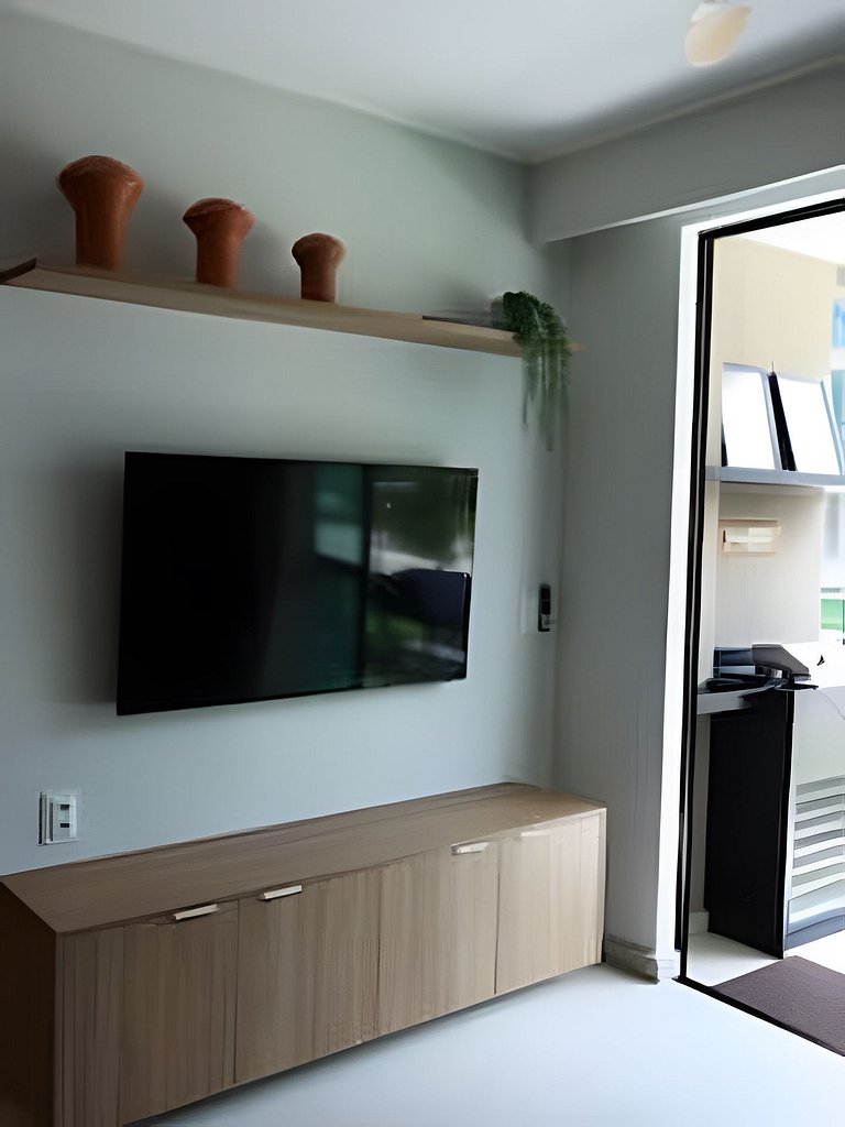 Flat Terrazza, térreo beira-mar em Muro Alto