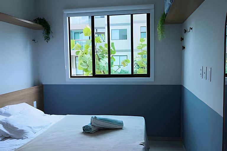 Flat Terrazza, térreo beira-mar em Muro Alto
