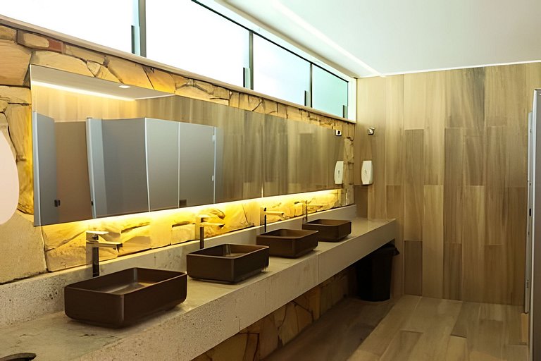 Flat Terrazza, térreo beira-mar em Muro Alto