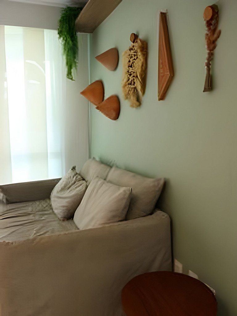 Flat Terrazza, térreo beira-mar em Muro Alto