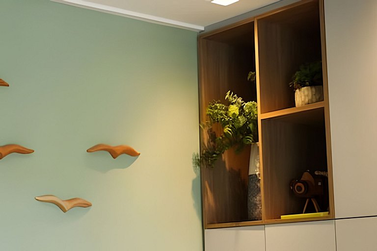 Flat Terrazza, térreo beira-mar em Muro Alto