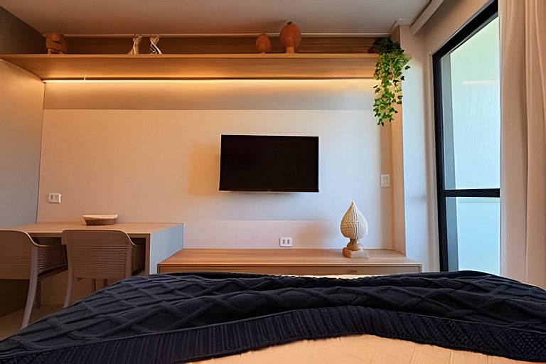 Flat Nalu | Muro Alto: piscina, kids e restaurante