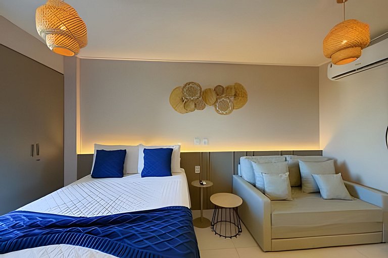 Flat Nalu | Muro Alto: piscina, kids e restaurante