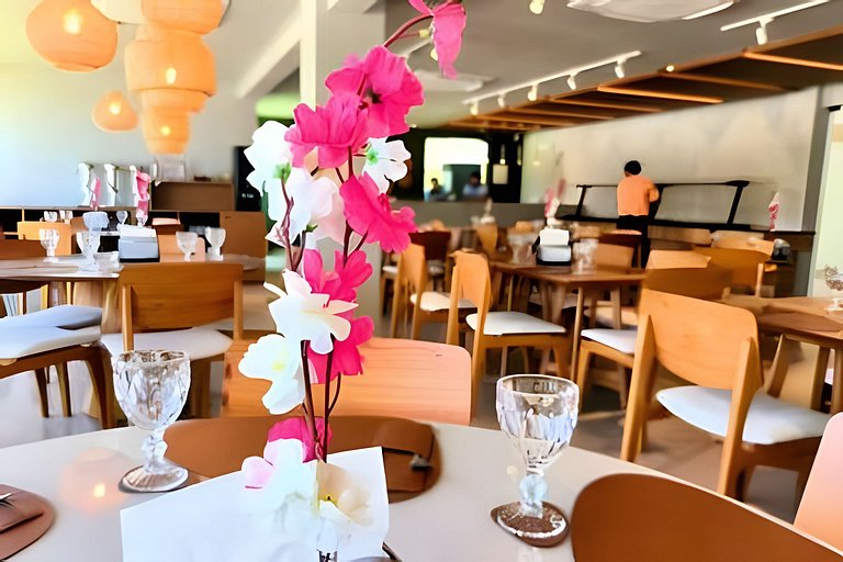 Flat Nalu | Muro Alto: piscina, kids e restaurante