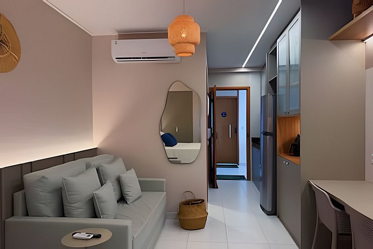 Flat Nalu | Muro Alto: piscina, kids e restaurante